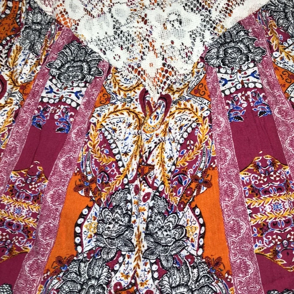 NWT Intimately free people floral combo tunic tank/mini dress - Picture 5 of 12